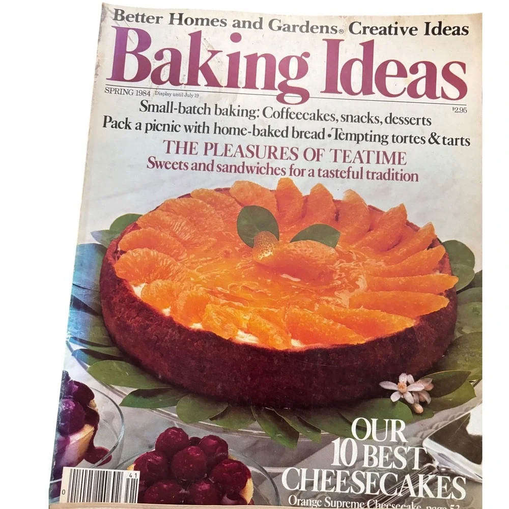 Vintage Better Homes and Gardens Creative Ideas Baking Magazines 1984-1987 Lot 4